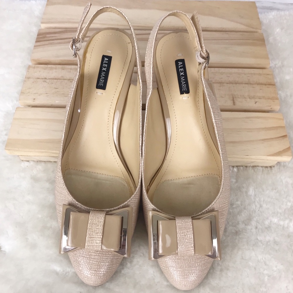 Alex Marie Tan Slingback Pointed Toe Kitte…